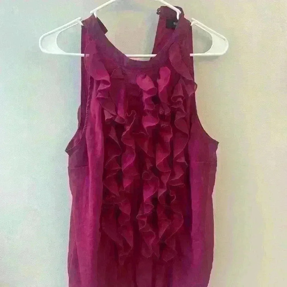 Mossimo magenta flowy dress tank top woman's large - Picture 3 of 10